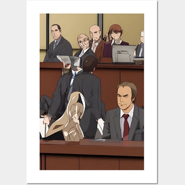 Saul Goodman Anime Wall Art by ShirtsThatGoHard